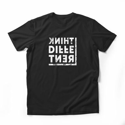T-shirt pour hommes - Pensez carré différent