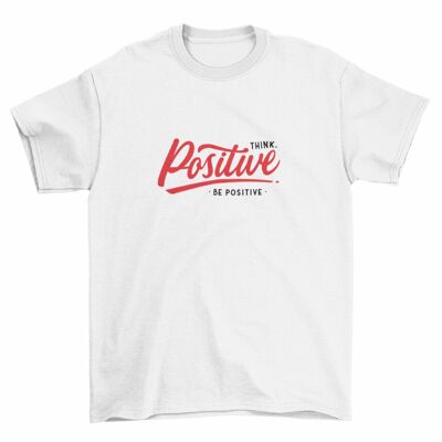 Camiseta de hombre - Piensa en positivo