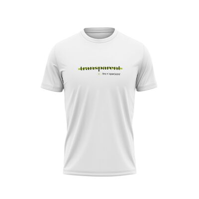 T-shirt homme -transparent