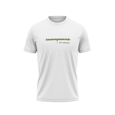 Camiseta de hombre transparente