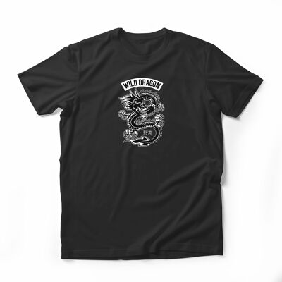 Camiseta hombre -Dragón salvaje