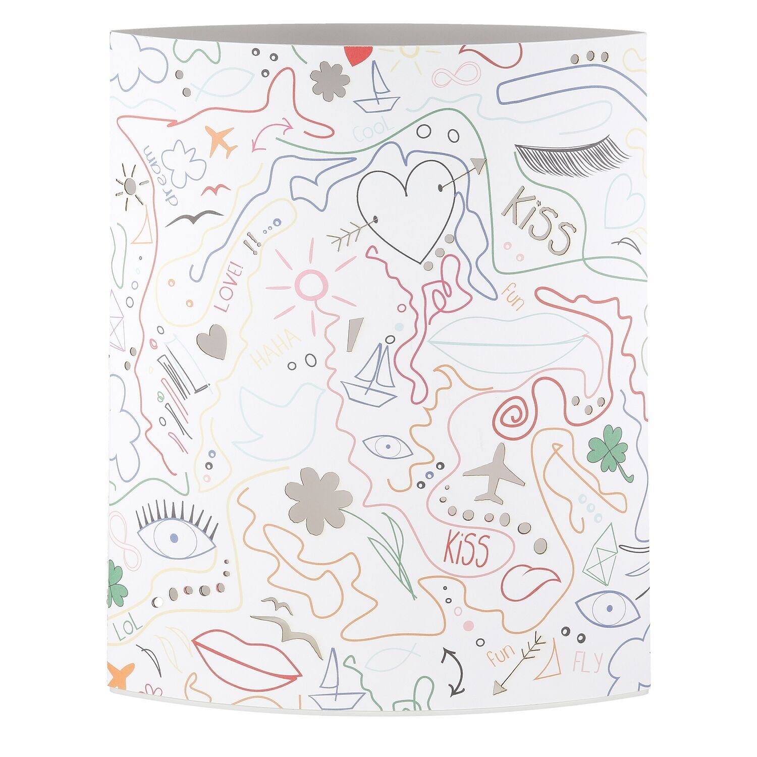 Lámpara decorativa (LED) Ellipse Arte Moderno, H.16cm