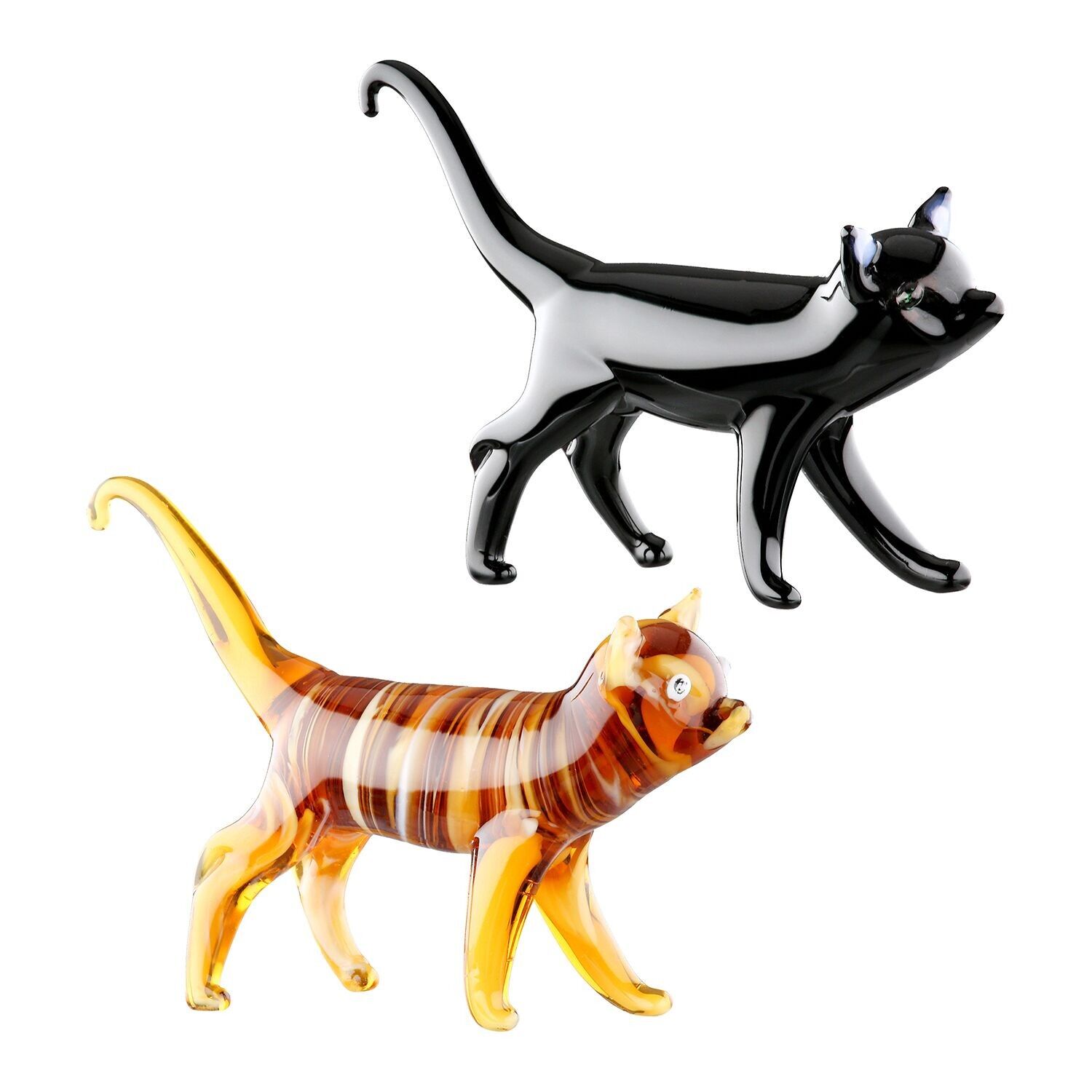 Figurina gatto Mikesch 2 assortiti.,h.4,6 cm