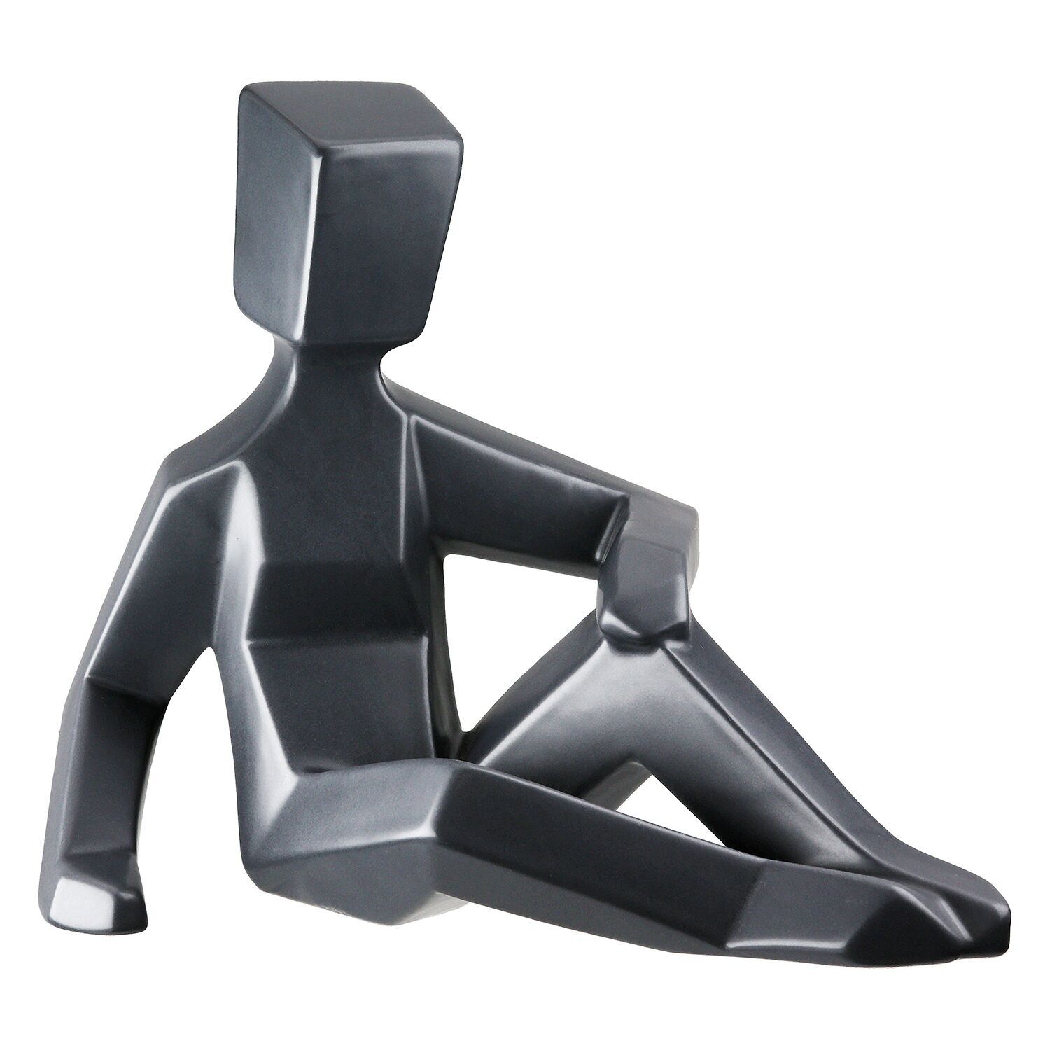 Figure Patras matt white, H.16cm