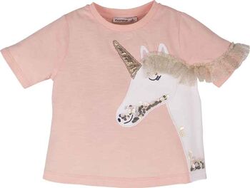 T-shirt Fille -Licorne 1