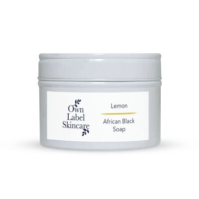 Lemon & Activated Charcoal Soap | White Label Skincare