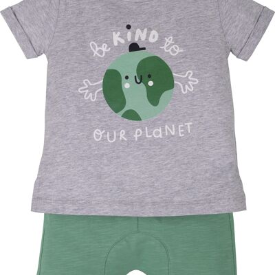 Boys set 2 pieces -be kind to our planet