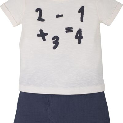 Boys set 2 pieces -Math