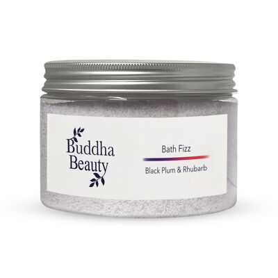 Bain pétillant à la prune noire et à la rhubarbe | Buddha Beauty Trade
