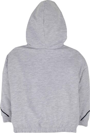 Veste à capuche garçon gris 2