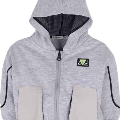 Boys hooded jacket - gray
