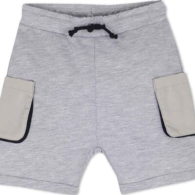 Short garçon gris