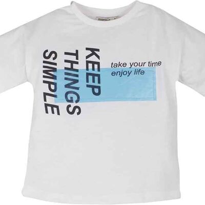 Boys t-shirt -keep things simple