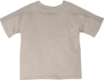 T-shirt garçon marron 2