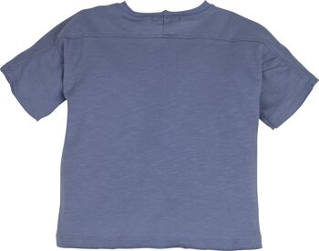 T-shirt garçon bleu 2