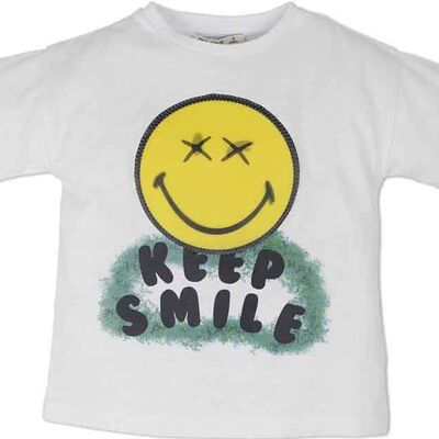 Maglietta per ragazzi -mantieni il sorriso