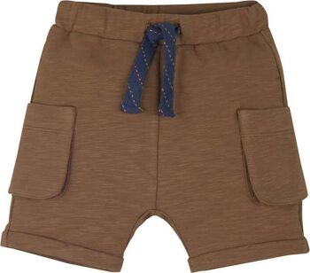 Short garçon marron 1