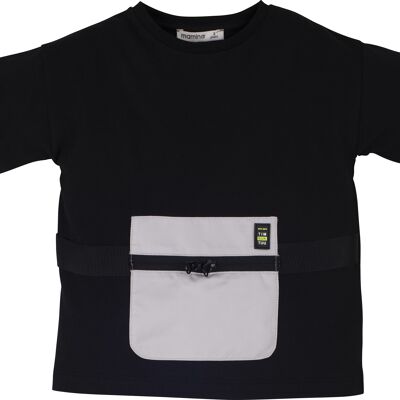 T-shirt garçon noir