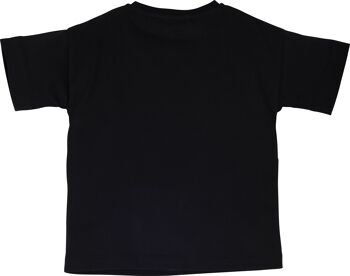 T-shirt garçon noir 2