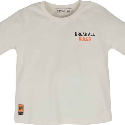 Camiseta para niños: rompe todas las reglas