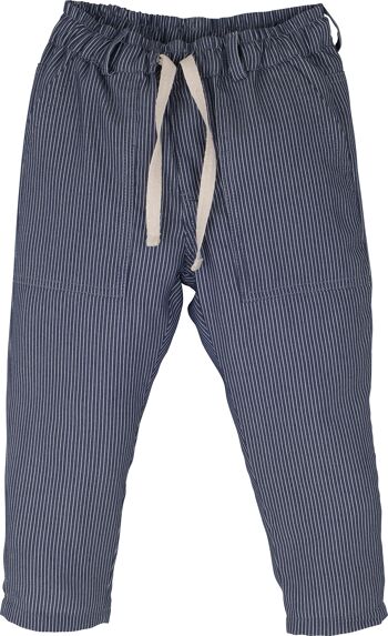 Pantalon garçon rayé 1