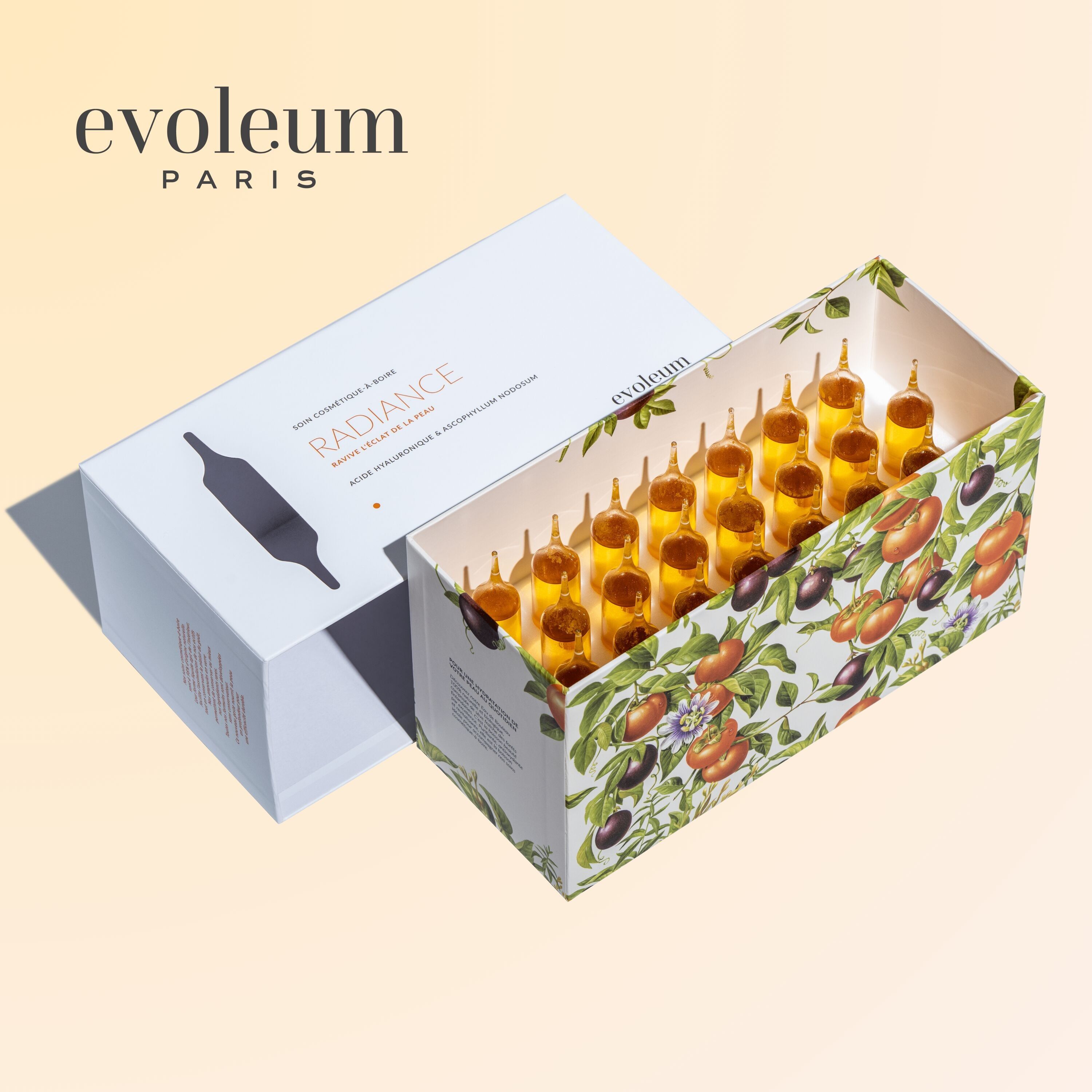 Integratore alimentare luminosità della pelle, acido ialuronico