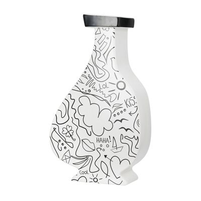 Vaso a collare Arte Moderna, H.32,5 centimetri