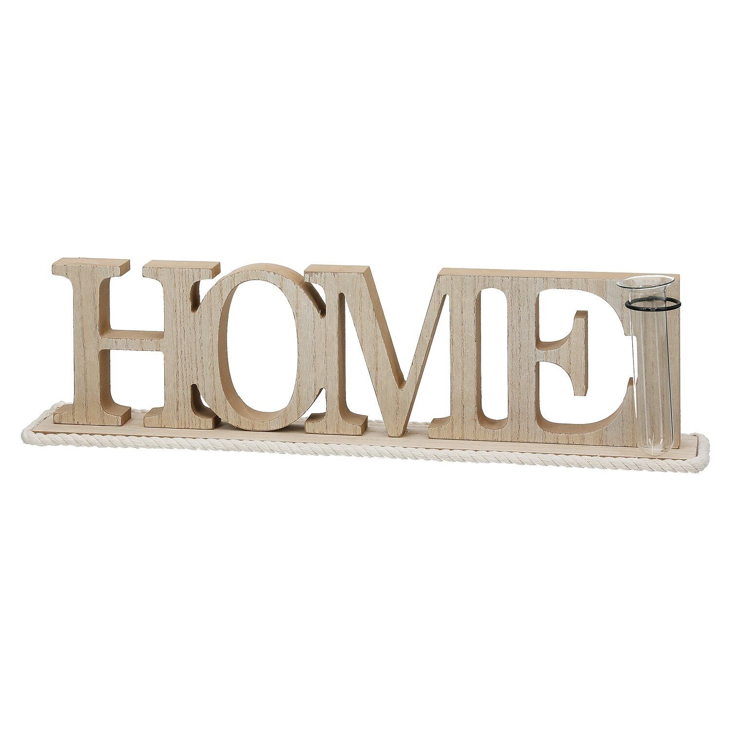 Lettering Home, natural colored H.12.5cm