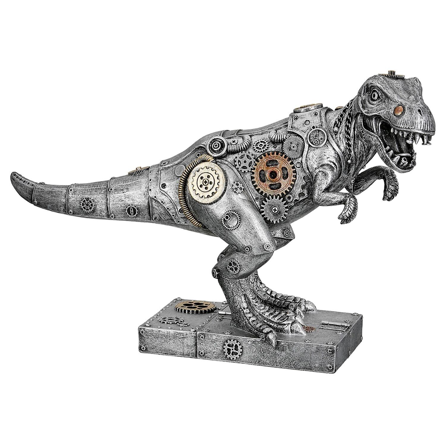 Sculpture Dino Steampunk T-Rex Dinosaur, H.25 cm