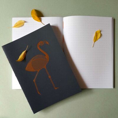 Large Flamant notebook with dotted pages