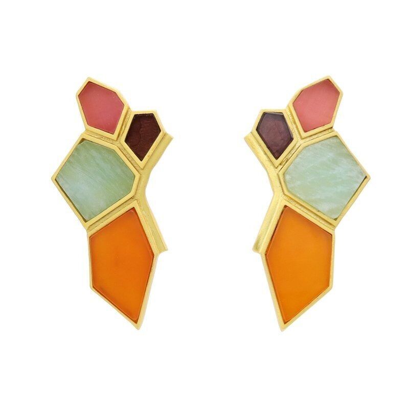 Orecchini Kayzen Terra multicolore