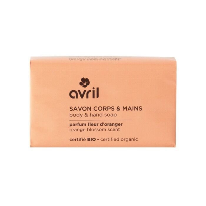 Sapone corpo e mani ai fiori d'arancio - 100g - certificato biologico