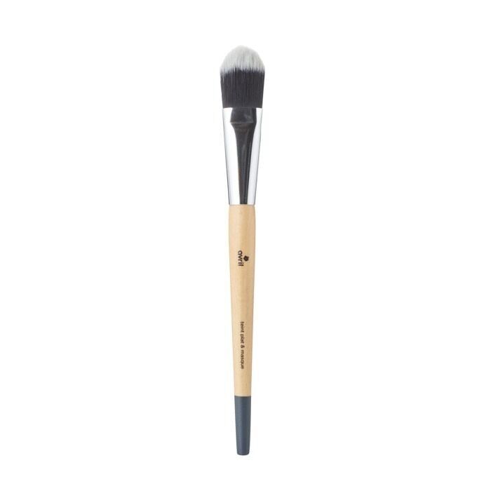 Flat foundation brush and mask Made in France