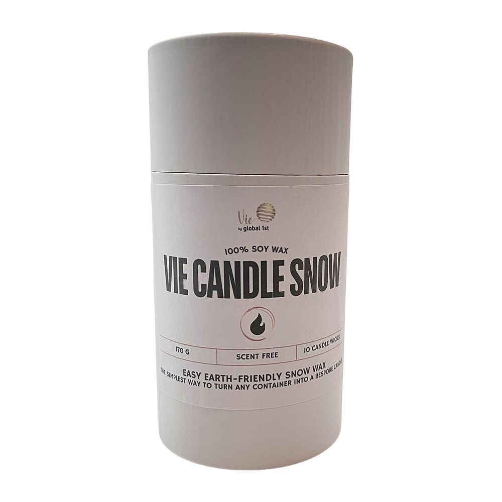 Vie Candle Snow, 175g, 10 Kerzendochte