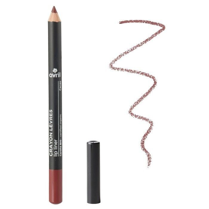 Certified organic cocoa lip liner pencil