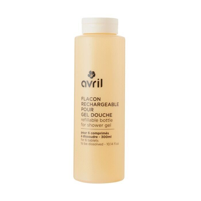 Nachfüllbare Flasche für Duschgel, 350 ml Orange