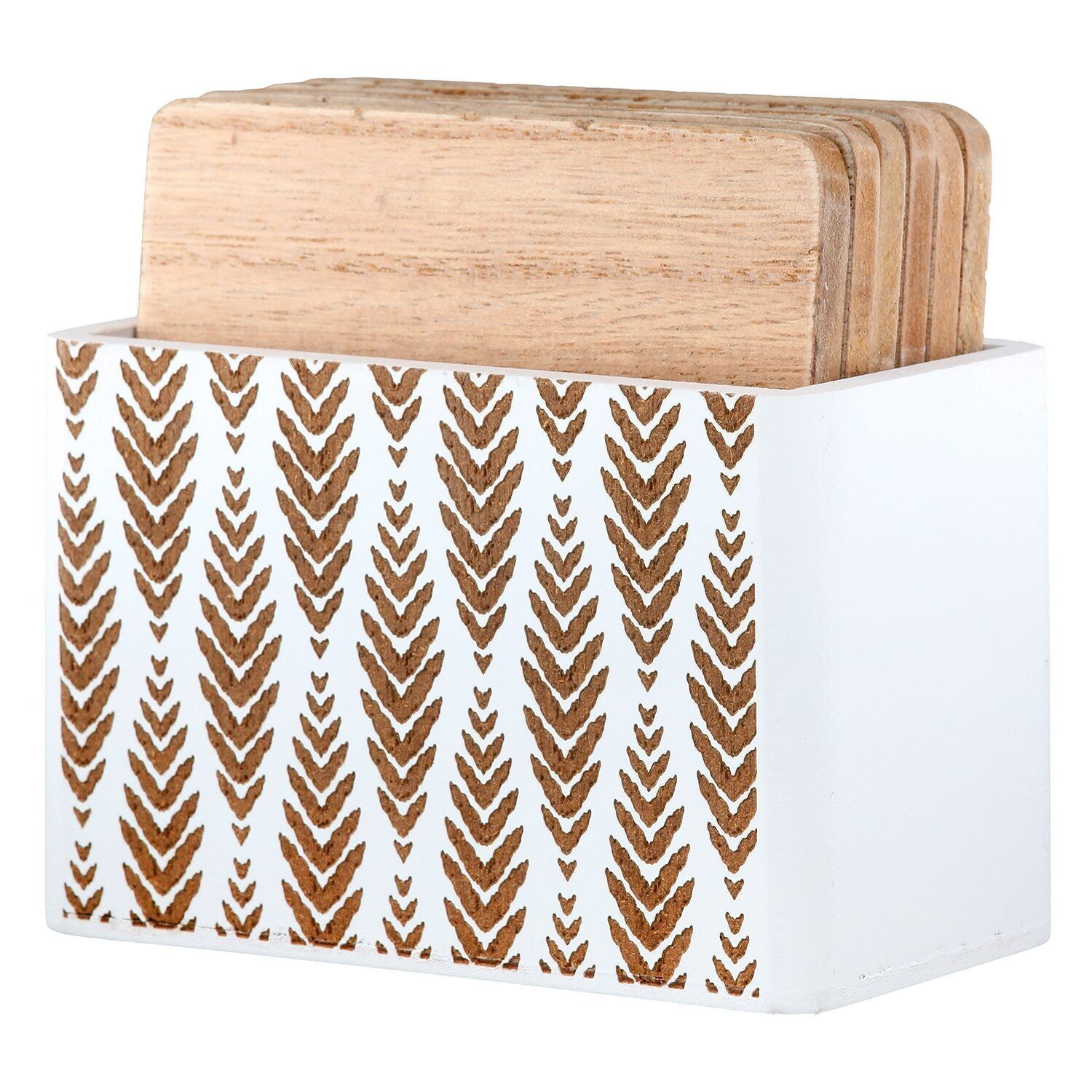 7 pezzi Set di sottobicchieri Ferny, H.10,5 centimetri