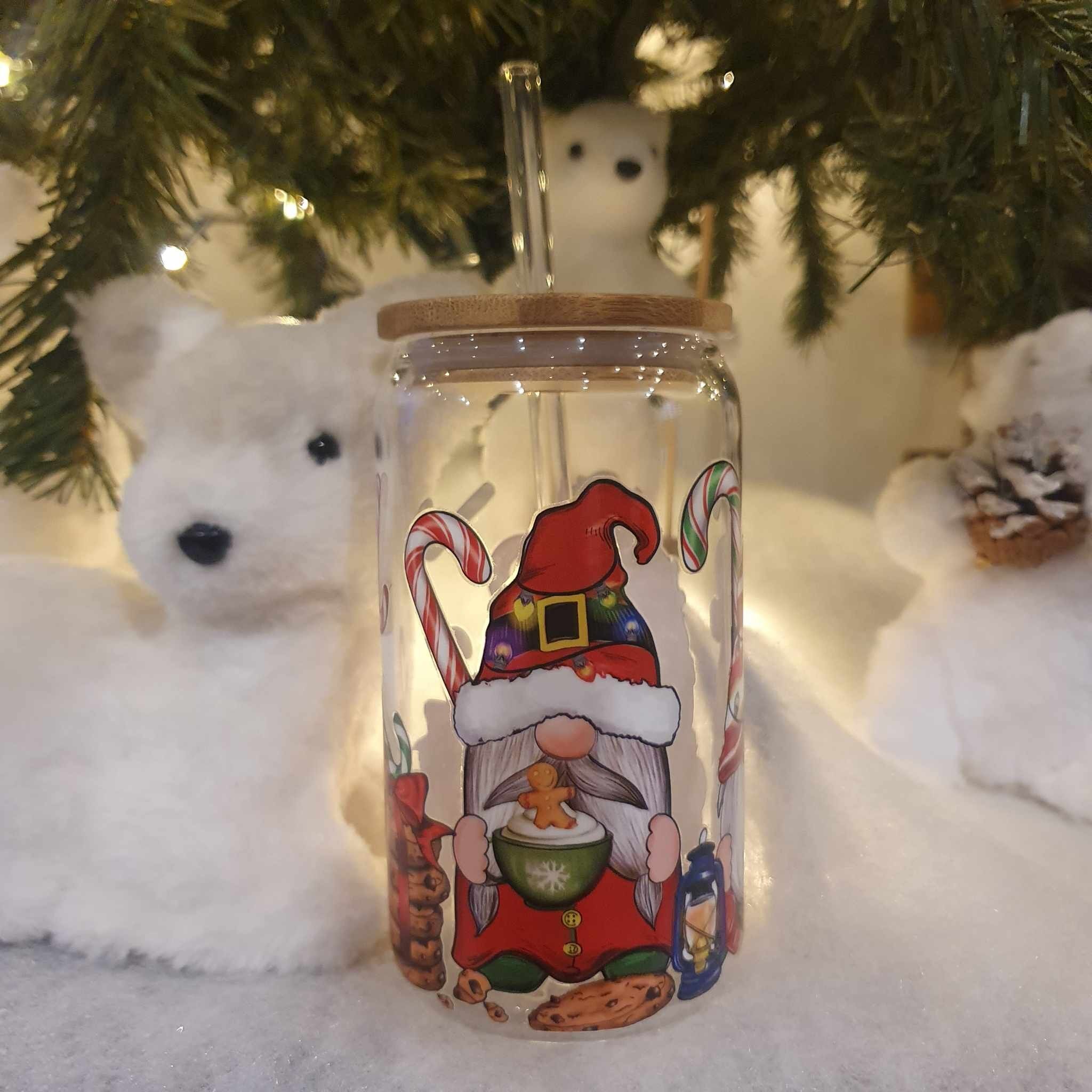 "Gnomi di Natale" in vetro