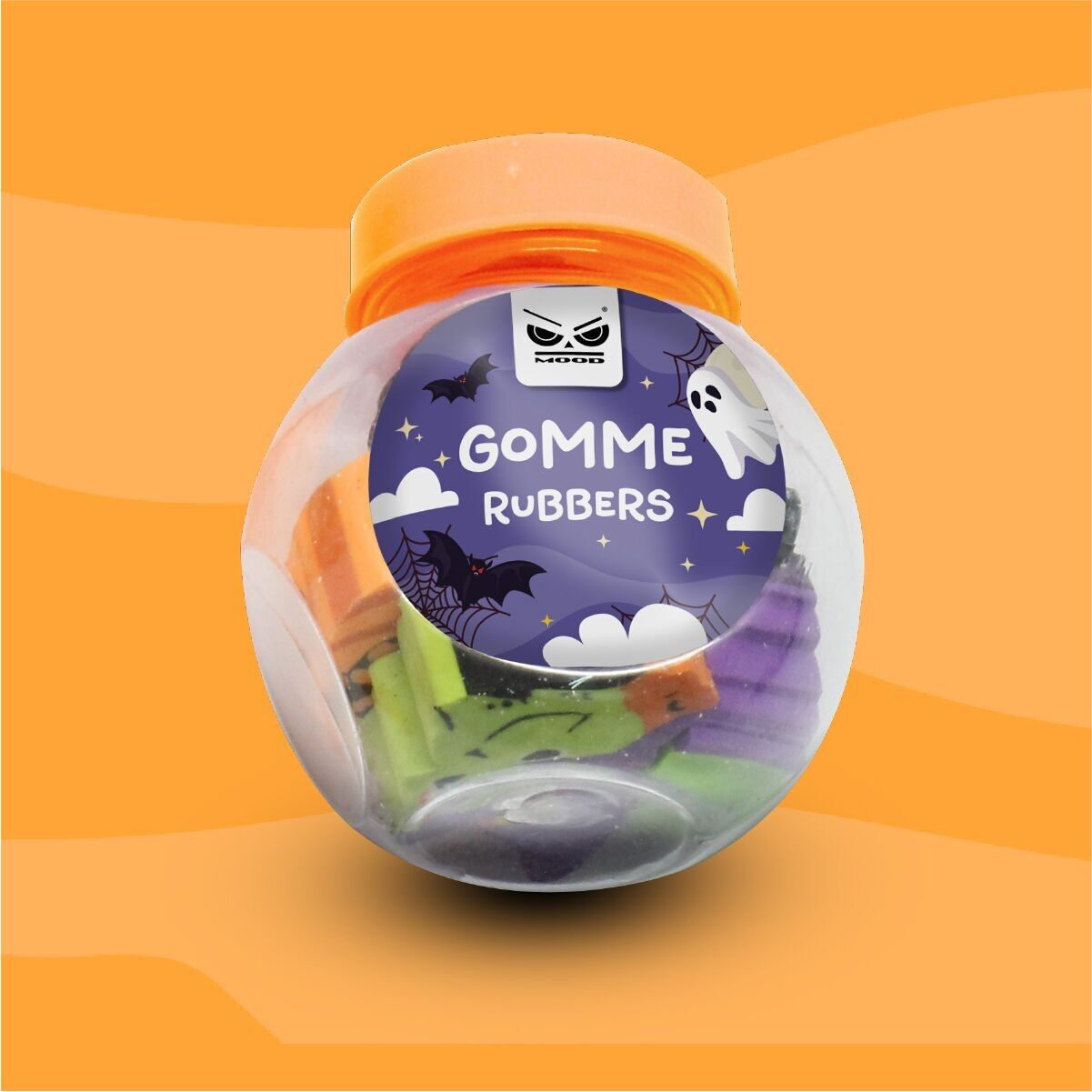 SET BOTES GOMA HALLOWEEN 6 UD.