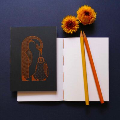 Pinguin Tasche Notizbuch