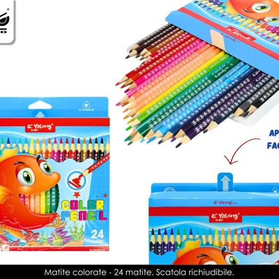 Matite Colorate Set 24 Colori Mood Kids