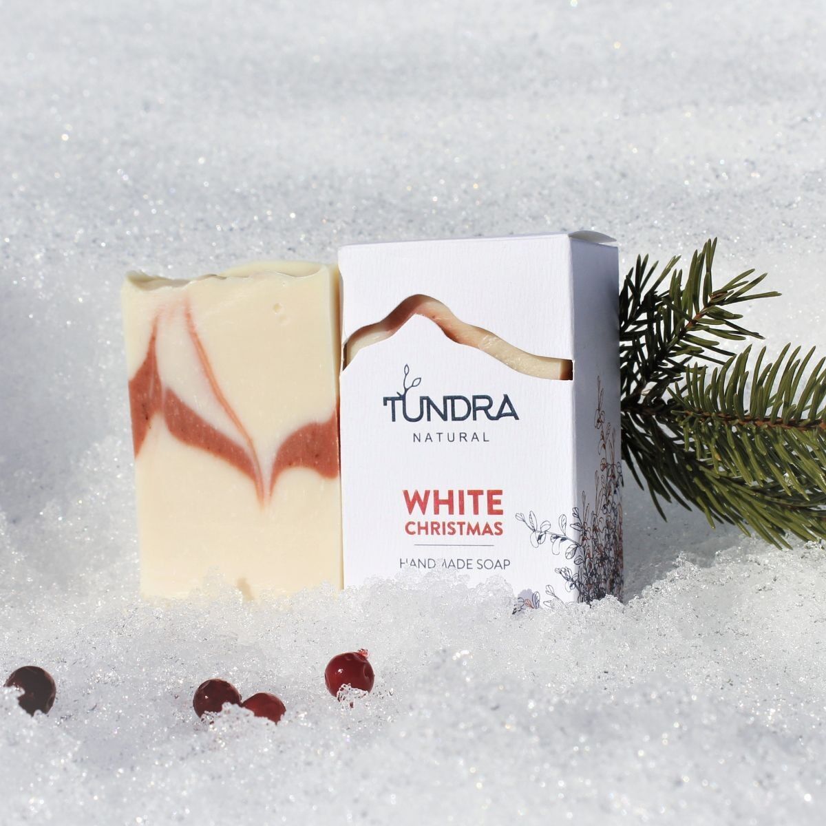 SAPONETTA NATURALE PER LA PELLE - White Christmas (105 g)