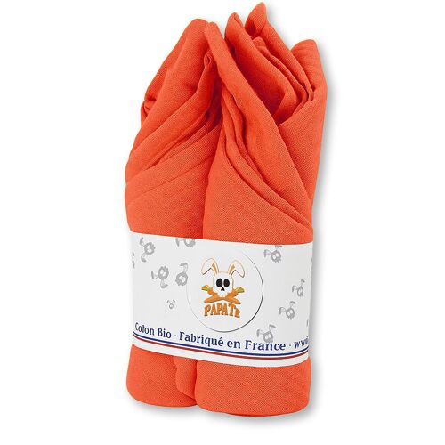 Langes en Coton Bio Fraise