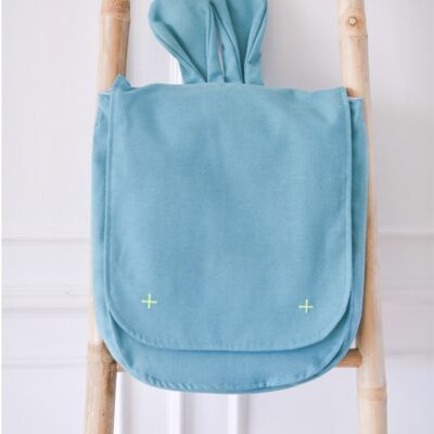 Bunny backpack - Lagoon blue
