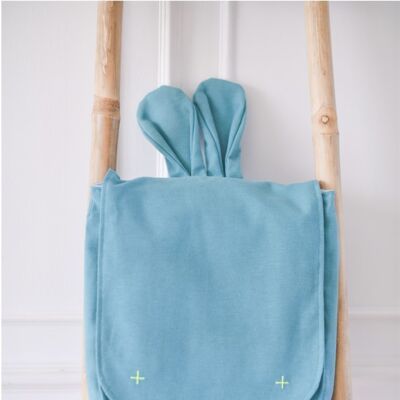 Bunny backpack - Lagoon blue