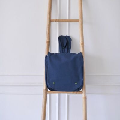 Hasenrucksack - Marineblau