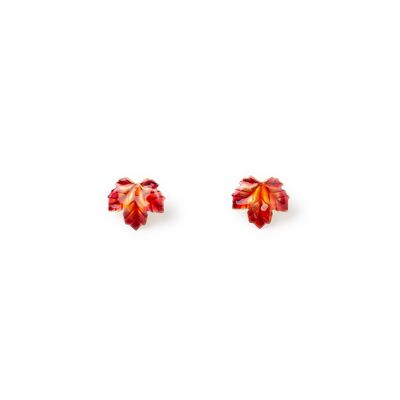 Small Ivy earrings 24ct gold plated