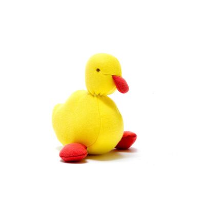 Süßes Baby-Entenspielzeug aus Bio-Baumwolle