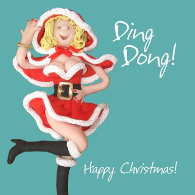 ¡Ding Dong! tarjeta de Navidad