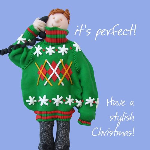 Christmas jumper Christmas card